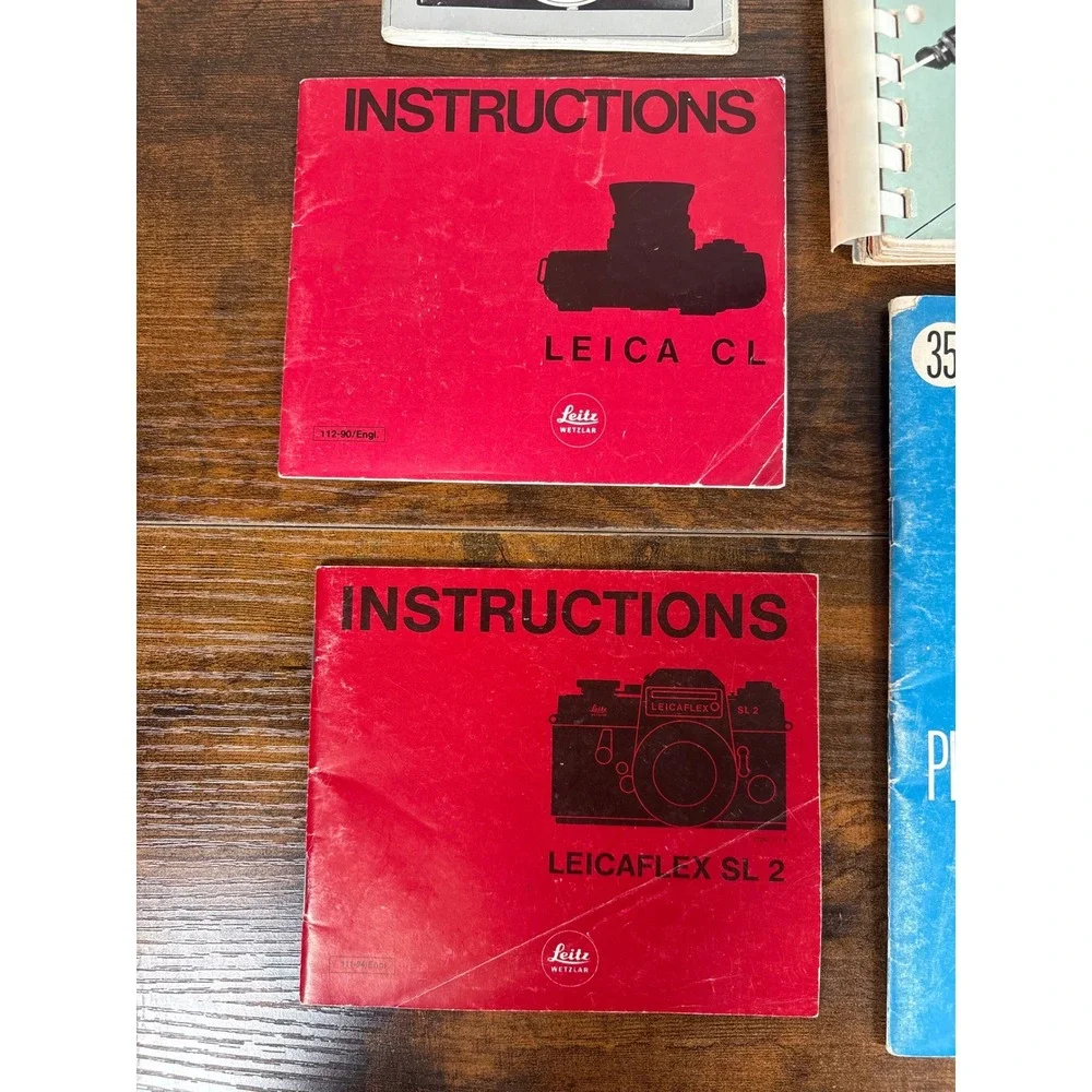 Vintage‎ Leica Leitz Rollei Camera Manuals Leicaflex SL2 CL XF35 Alignment Guide